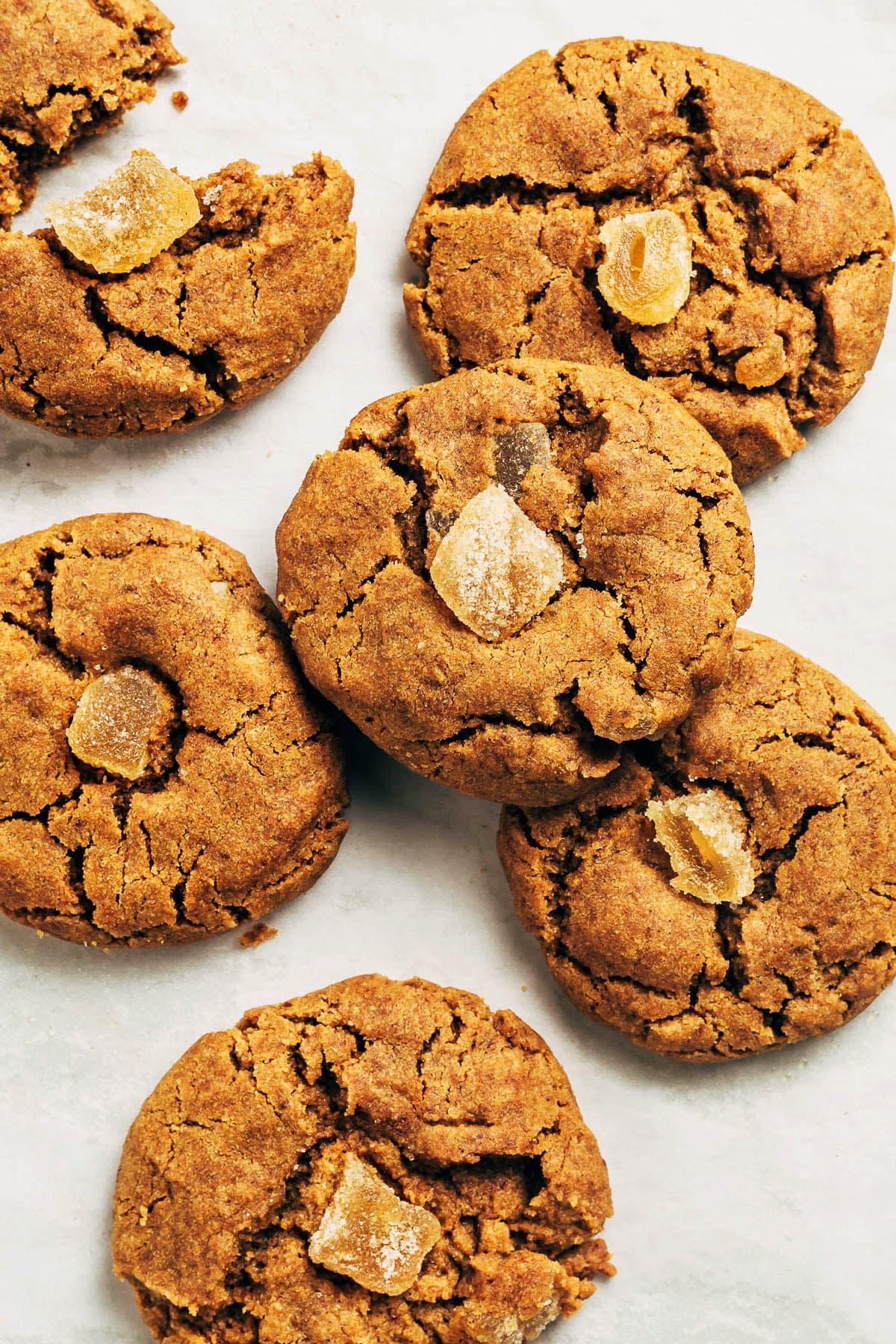 Chewy Vegan Ginger Cookies