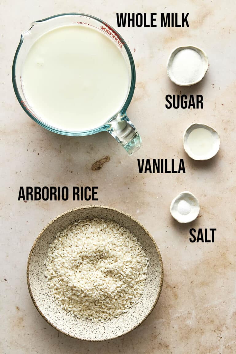 German Rice Pudding (Milchreis) - The Baked Collective
